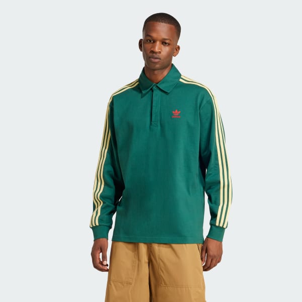 アディダス アディカラーラグビーポロシャツ - グリーン | アディダス
