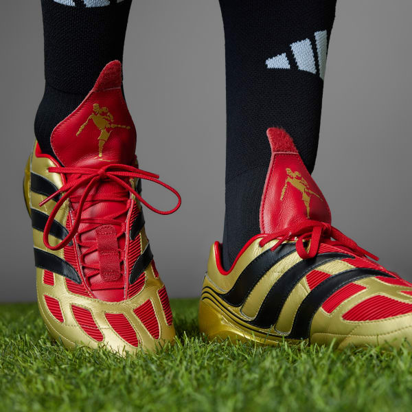 adidas Predator Precision ZZ Firm Ground Cleats - Gold | Free