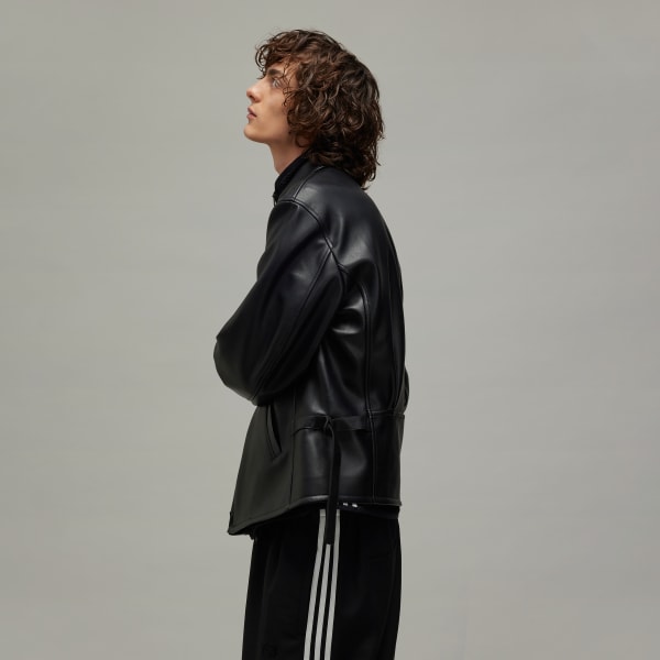 アディダス Y-3 PLEATHER BOMBER JACKET - ブラック | アディダス ジャパン