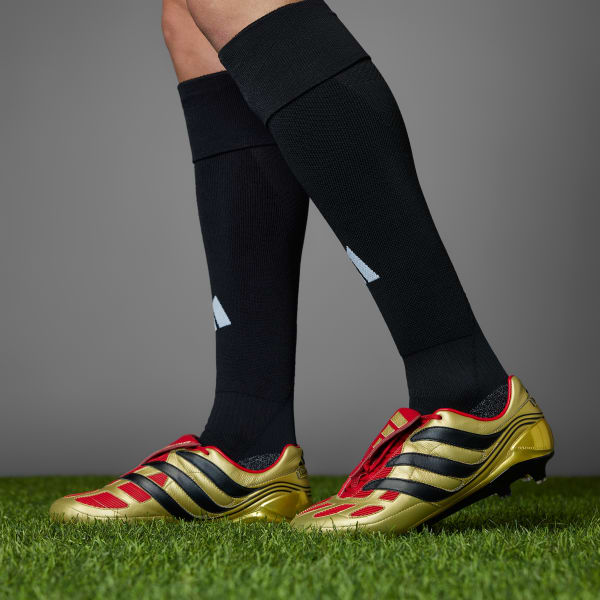 adidas Predator Precision ZZ Firm Ground Cleats - Gold | Free