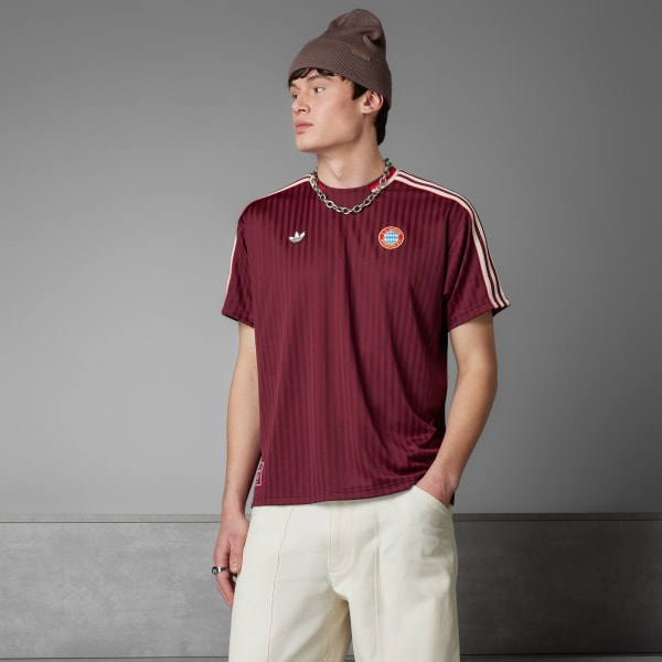 アディダス FCバイエルン テラスアイコン ジャージー - バーガンディ