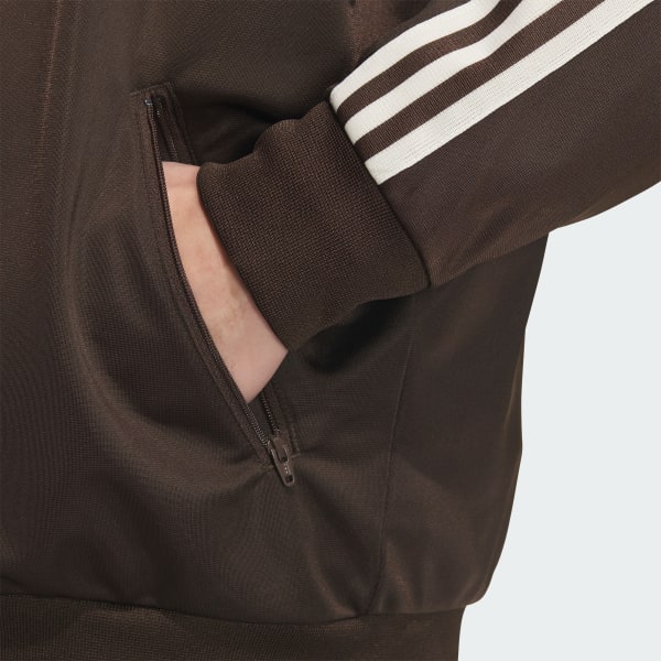 アディダス トラックジャケット（ジェンダーニュートラル） - ブラウン