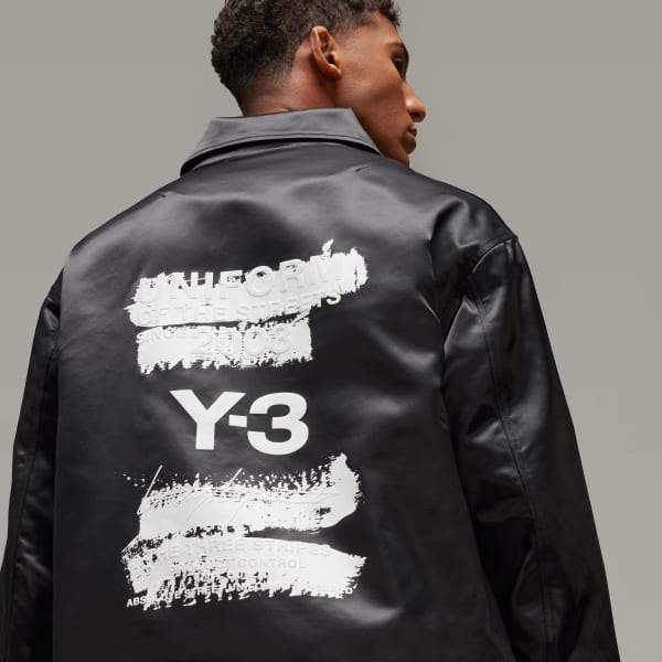 Jaqueta Coach Estampada Y-3 - Preto adidas | adidas Brasil