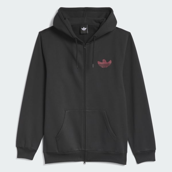 adidas Shmangry Zip Up Graphic Hoodie - Black | Free Shipping with