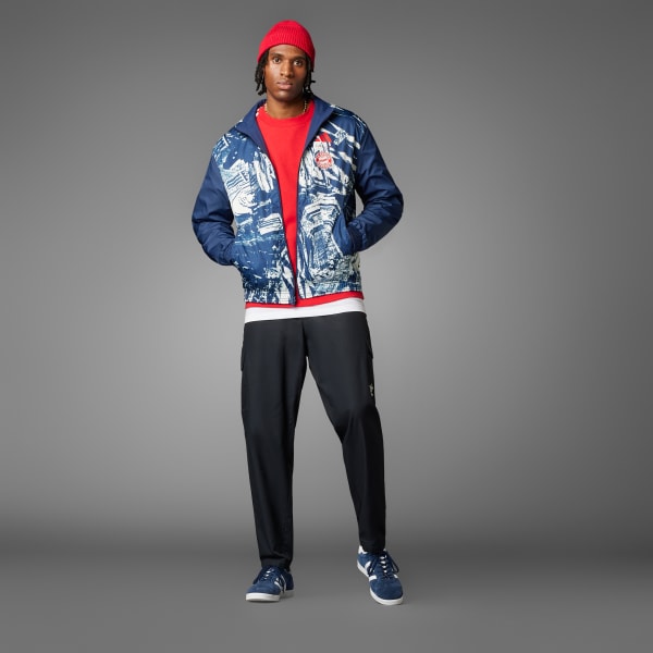 アディダス FCバイエルン アンセムジャケット - ブルー | アディダス