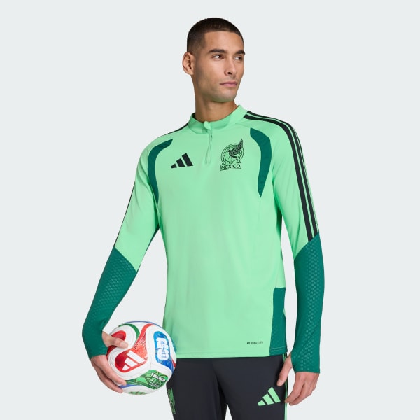 adidas Mexico 26 Tiro Training Top - Green | Free Shipping with