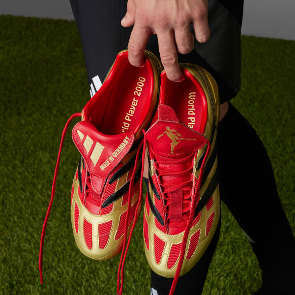 adidas Predator Precision ZZ Firm Ground Cleats - Gold | Free