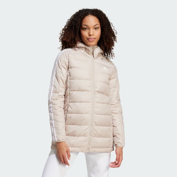 アディダス エッセンシャルズ スリーストライプス ライト ダウン