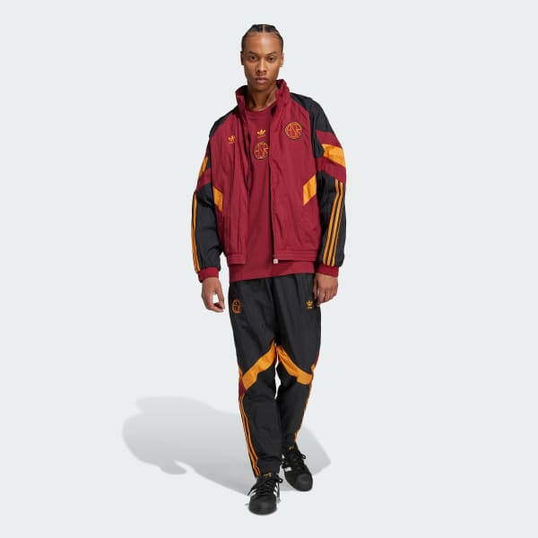 アディダス ASローマ オリジナルス トラックパンツ - ブラック