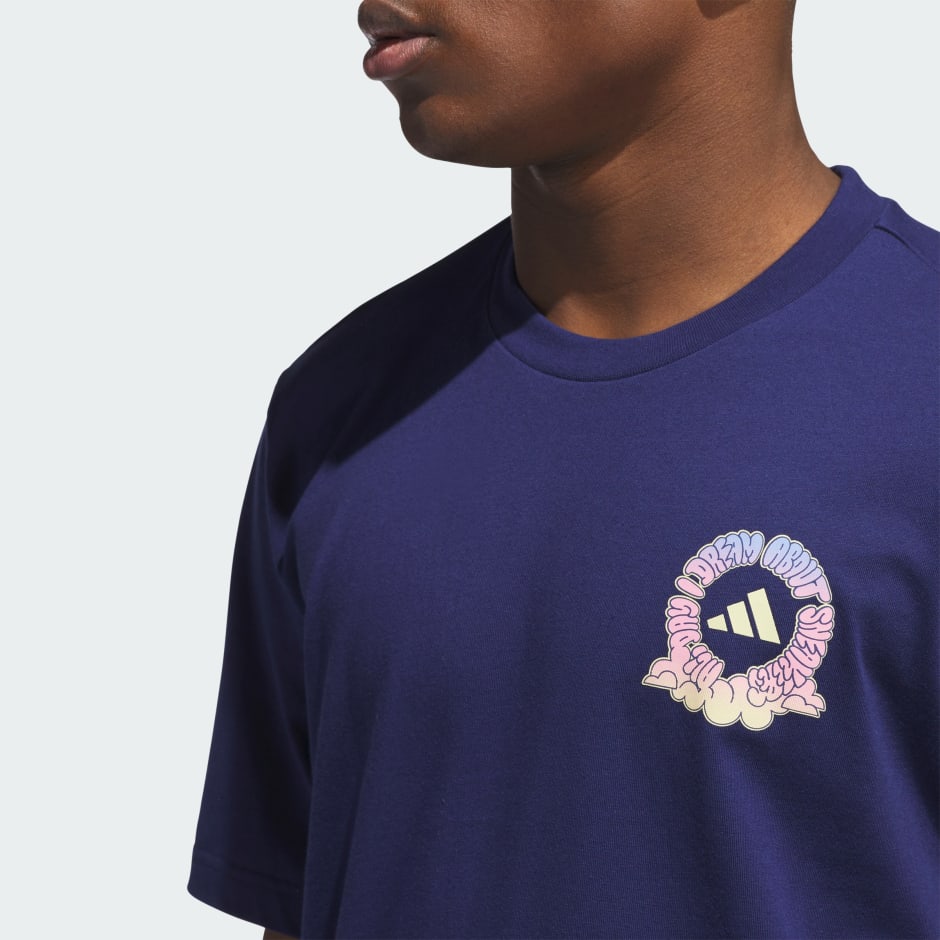 Clothing - 90s Nostalgia City Graphic Tee - Blue | adidas Oman