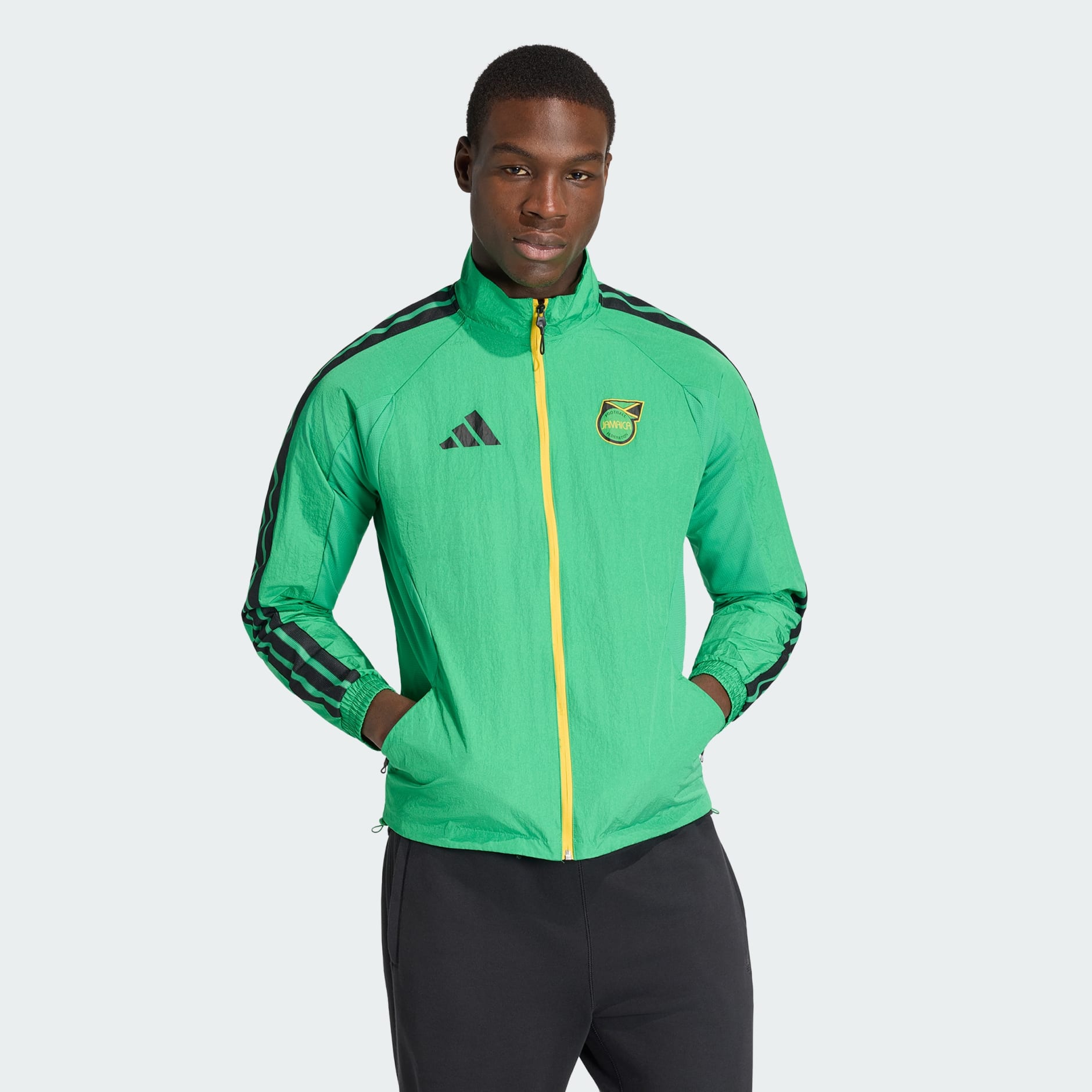 adidas Jamaica x Bob Marley Home Anthem Jacket - Green | adidas UAE