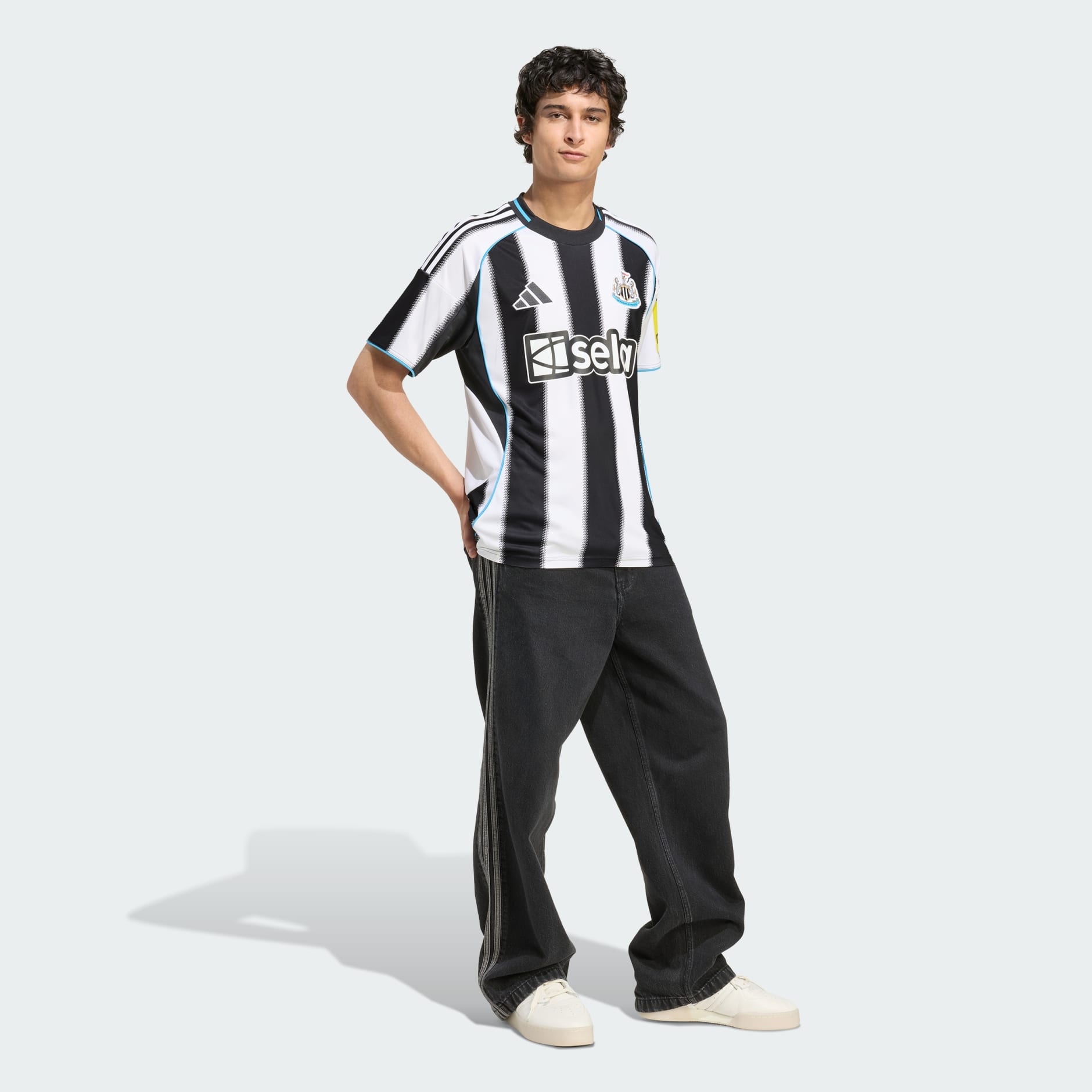 Clothing - Newcastle United FC 25/26 Home Jersey - Black | adidas Oman