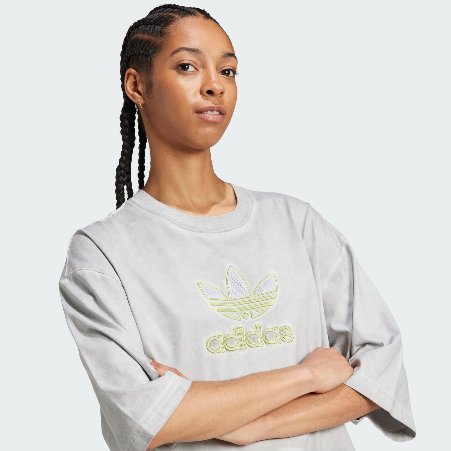 CLOTHING - Adilenium Season 2 Washed Oversized Trefoil Tee (Gender