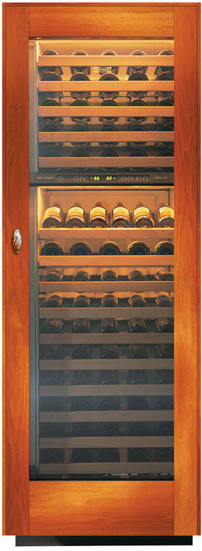 Sub-Zero 427GLH 27 Inch Built-in Dual Zone Wine Storage with 132