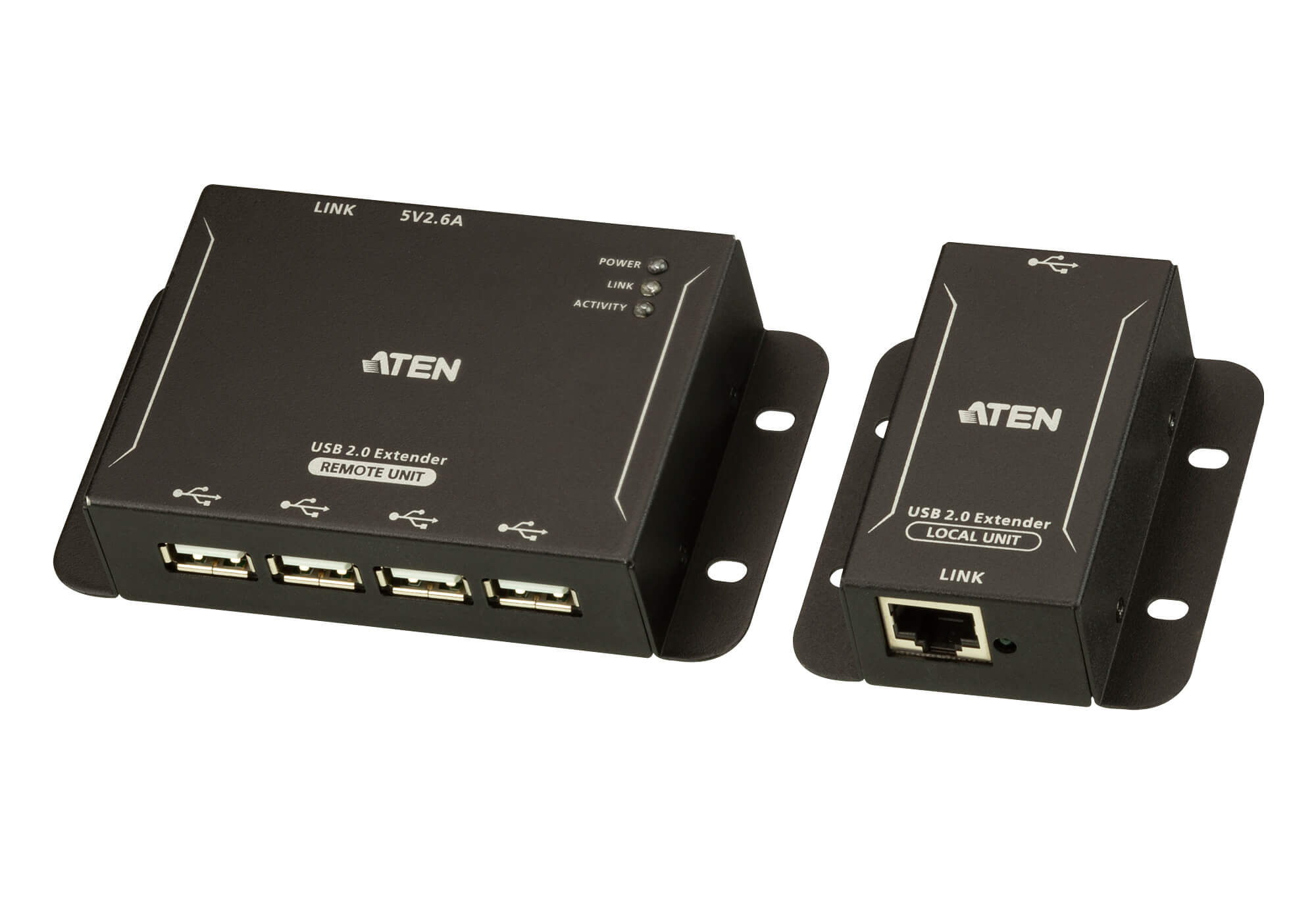 4ポートUSB2.0 Cat5 エクステンダー（最大50m延長） - UCE3250, ATEN