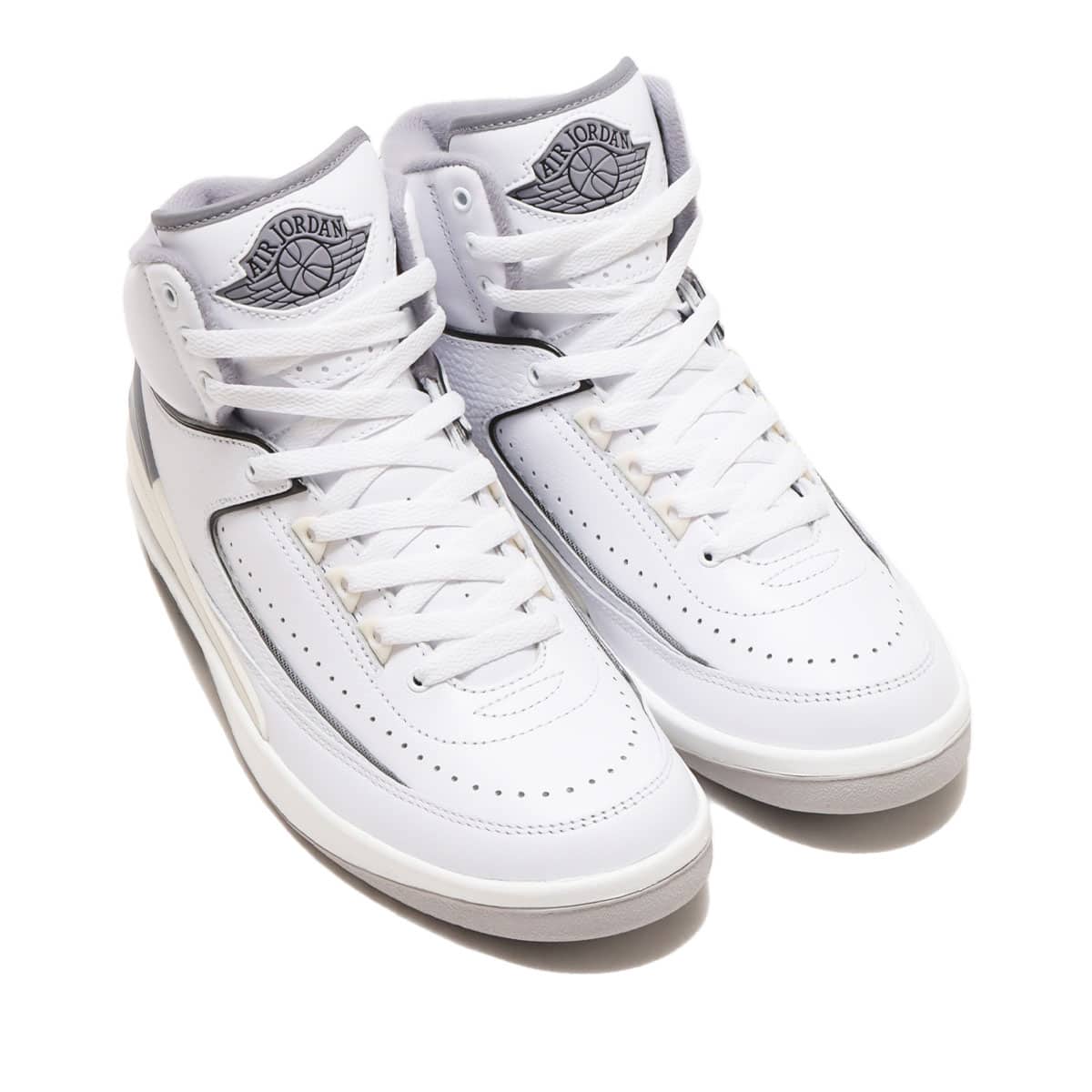 JORDAN BRAND AIR JORDAN 2 RETRO GS WHITE/CEMENT GREY-SAIL-BLACK