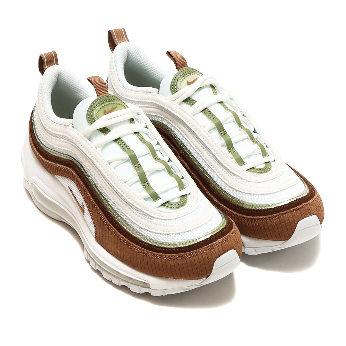 NIKE WMNS AIR MAX 97 SE SUMMIT WHITE/ARCHAEO BROWN-WHITE（ナイキ
