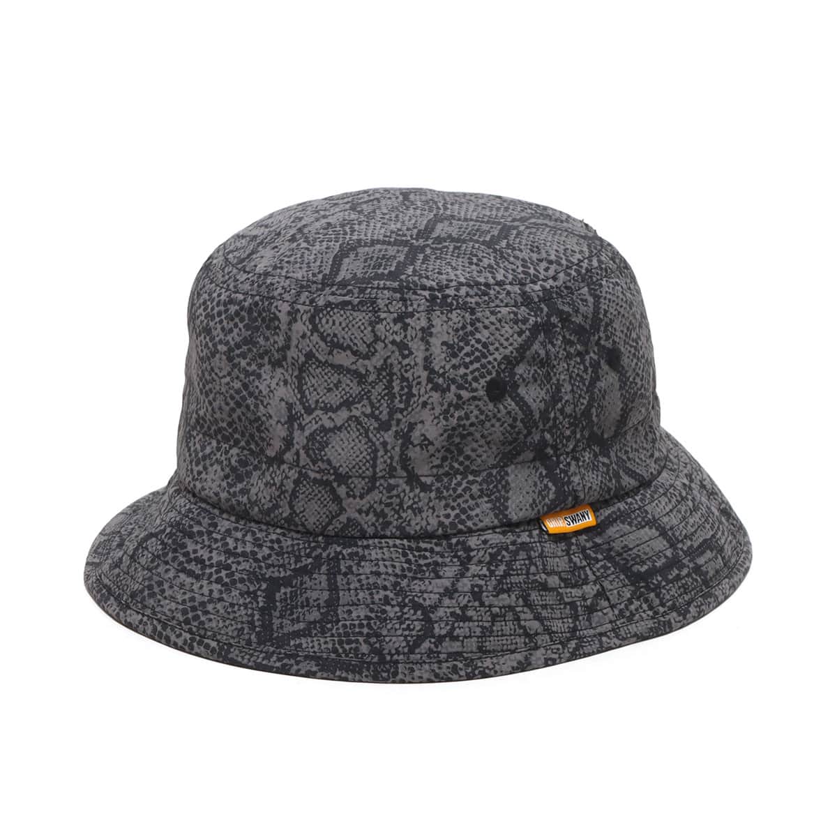 GRIP SWANY × atmos SUNSHADE HAT PYTHON GREY（グリップスワニー
