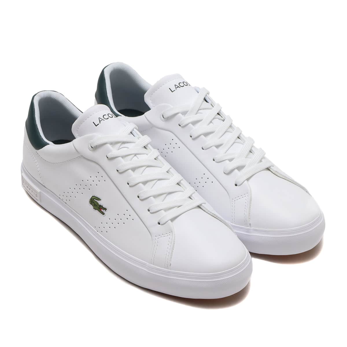 LACOSTE POWERCOURT 2.0 0321 WHITE/DK.GREEN 21FA-I（ラコステ パワー