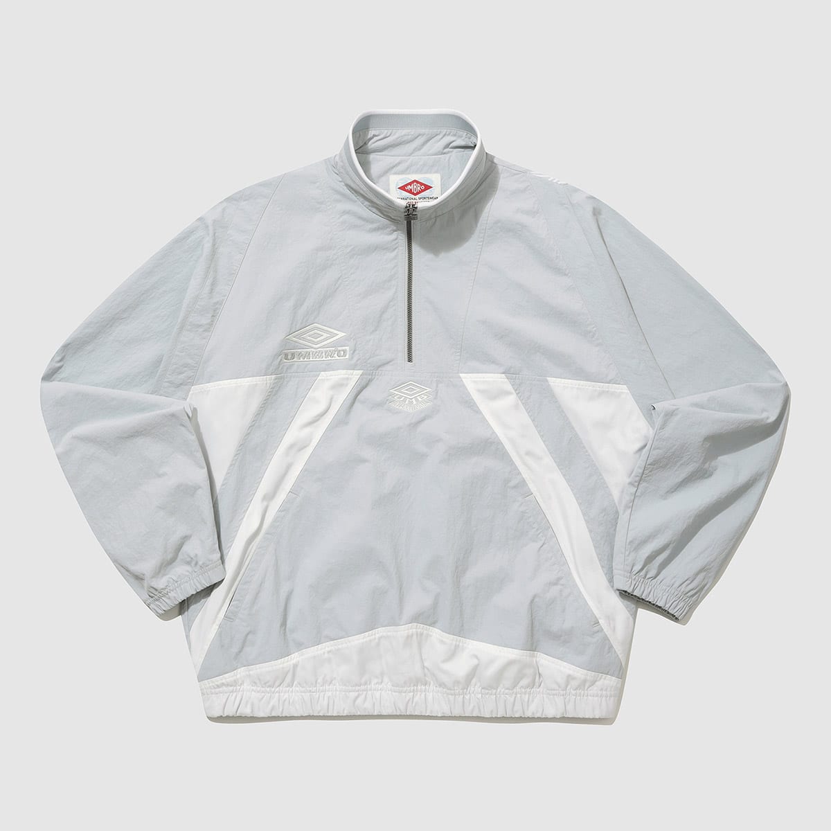 UMBRO HBL OG Woven Standneck Anorak ライトグレー（アンブロ