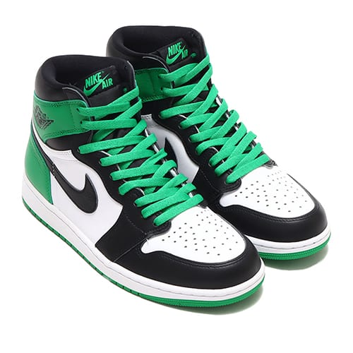 JORDAN BRAND JORDAN 1 RETRO HIGH OG PS BLACK/LUCKY GREEN-WHITE