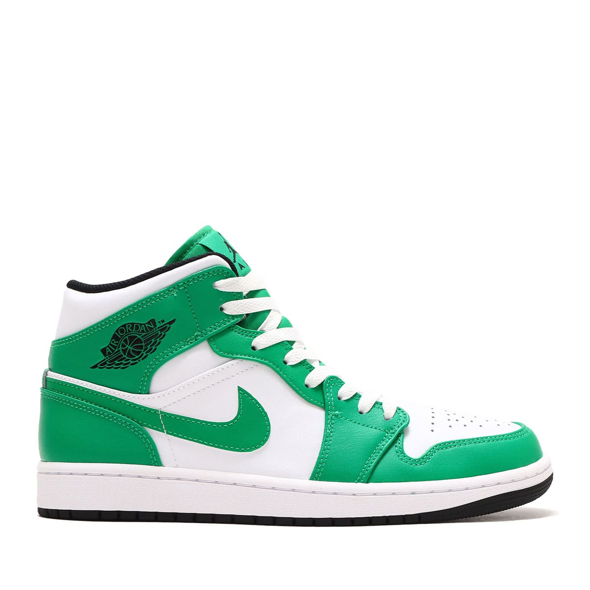 JORDAN BRAND AIR JORDAN 1 MID LUCKY GREEN/BLACK-WHITE 23SU-I