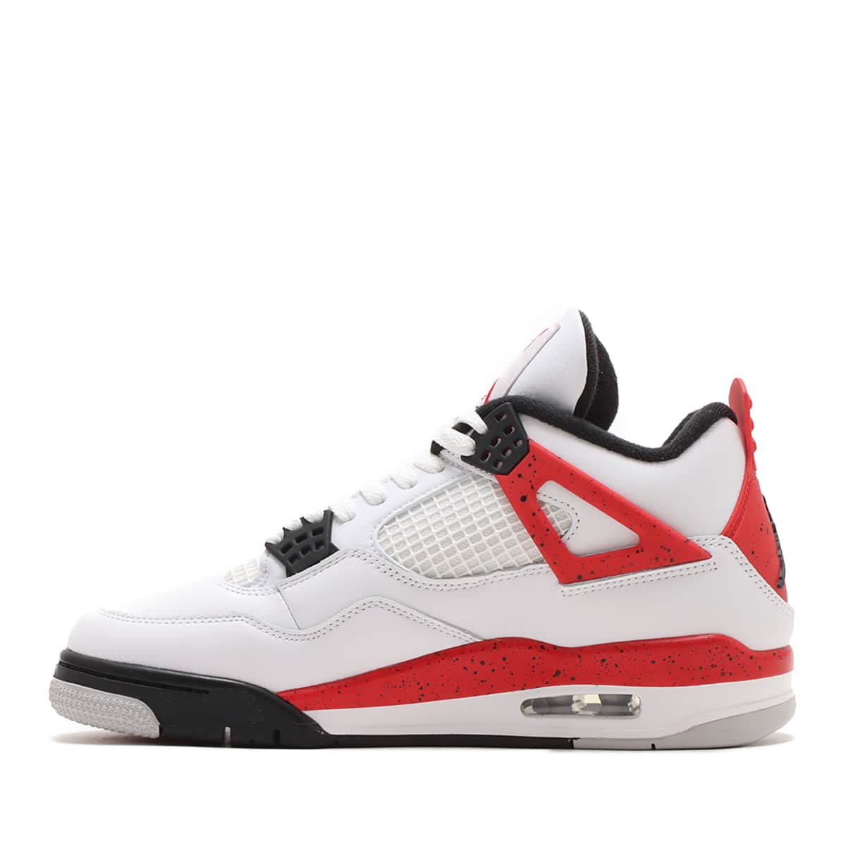 JORDAN BRAND AIR JORDAN 4 RETRO WHITE/FIRE RED-BLACK-NEUTRAL GREY