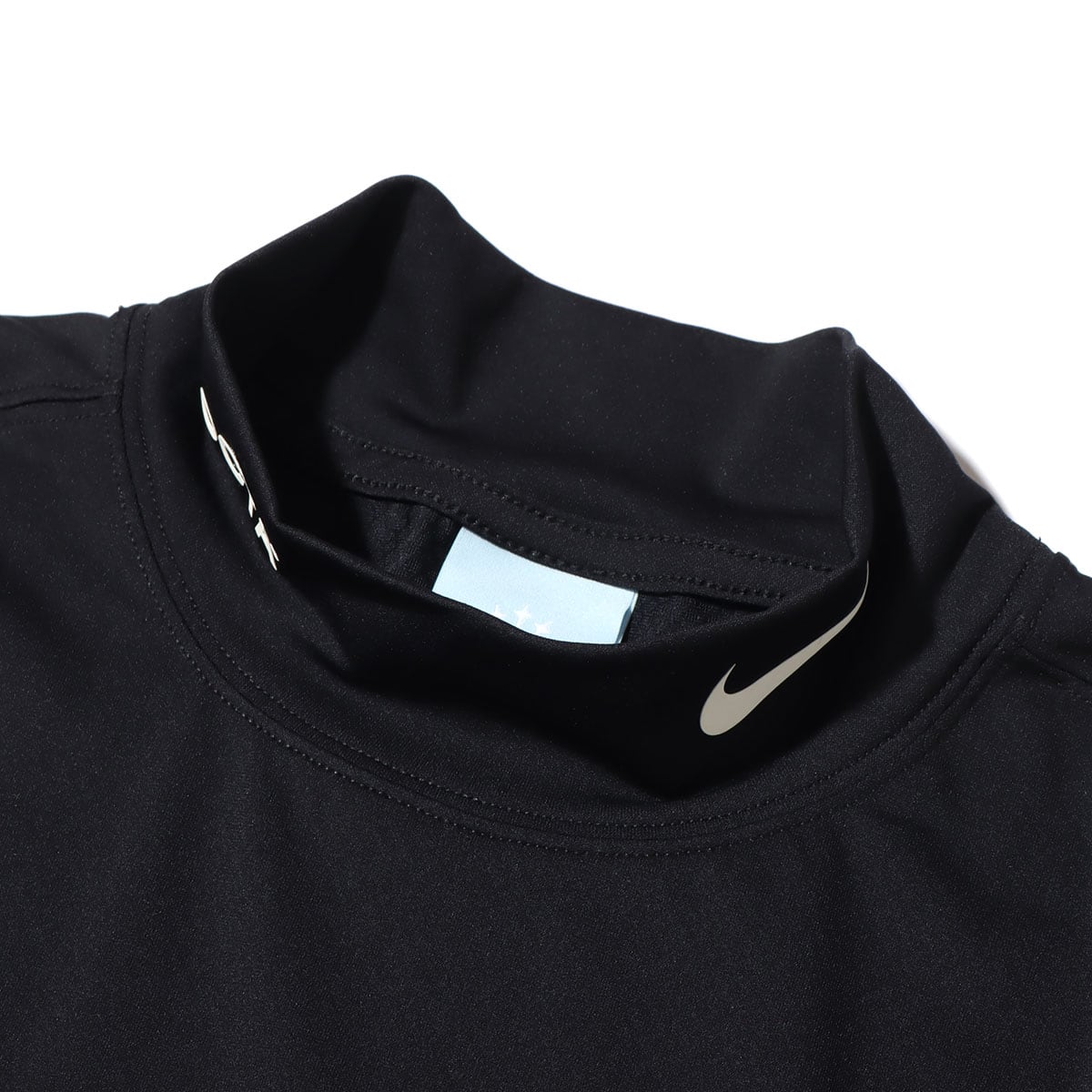 NIKE M NRG NOCTA MOCK NECK SS TOP BLACK 21FA-S（ナイキ NRG BK
