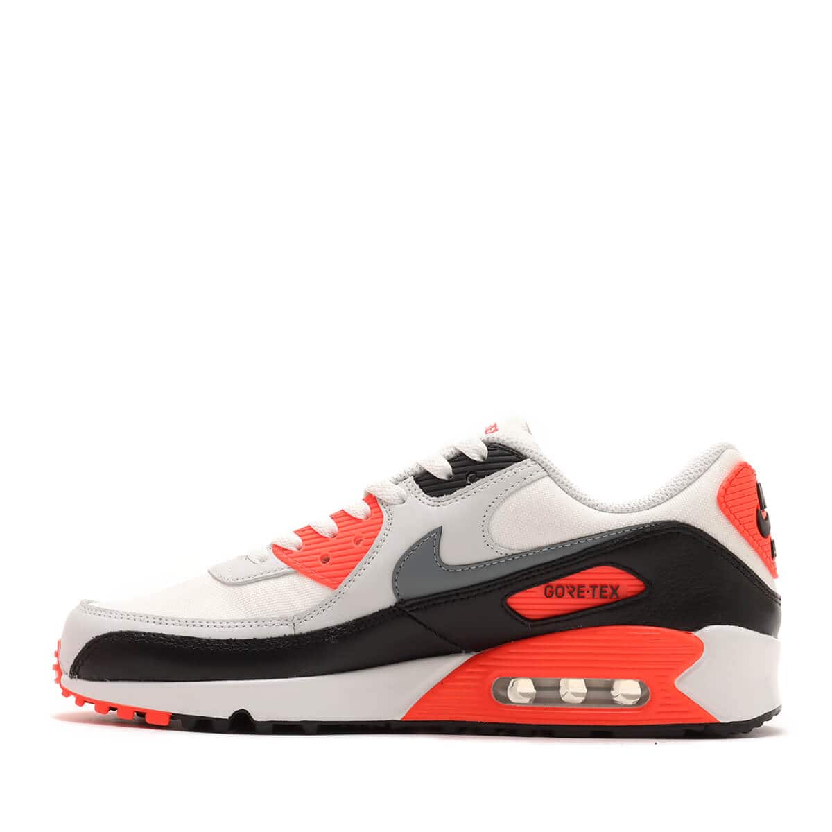 NIKE AIR MAX 90 GTX SUMMIT WHITE/COOL GREY-BRIGHT CRIMSON（ナイキ