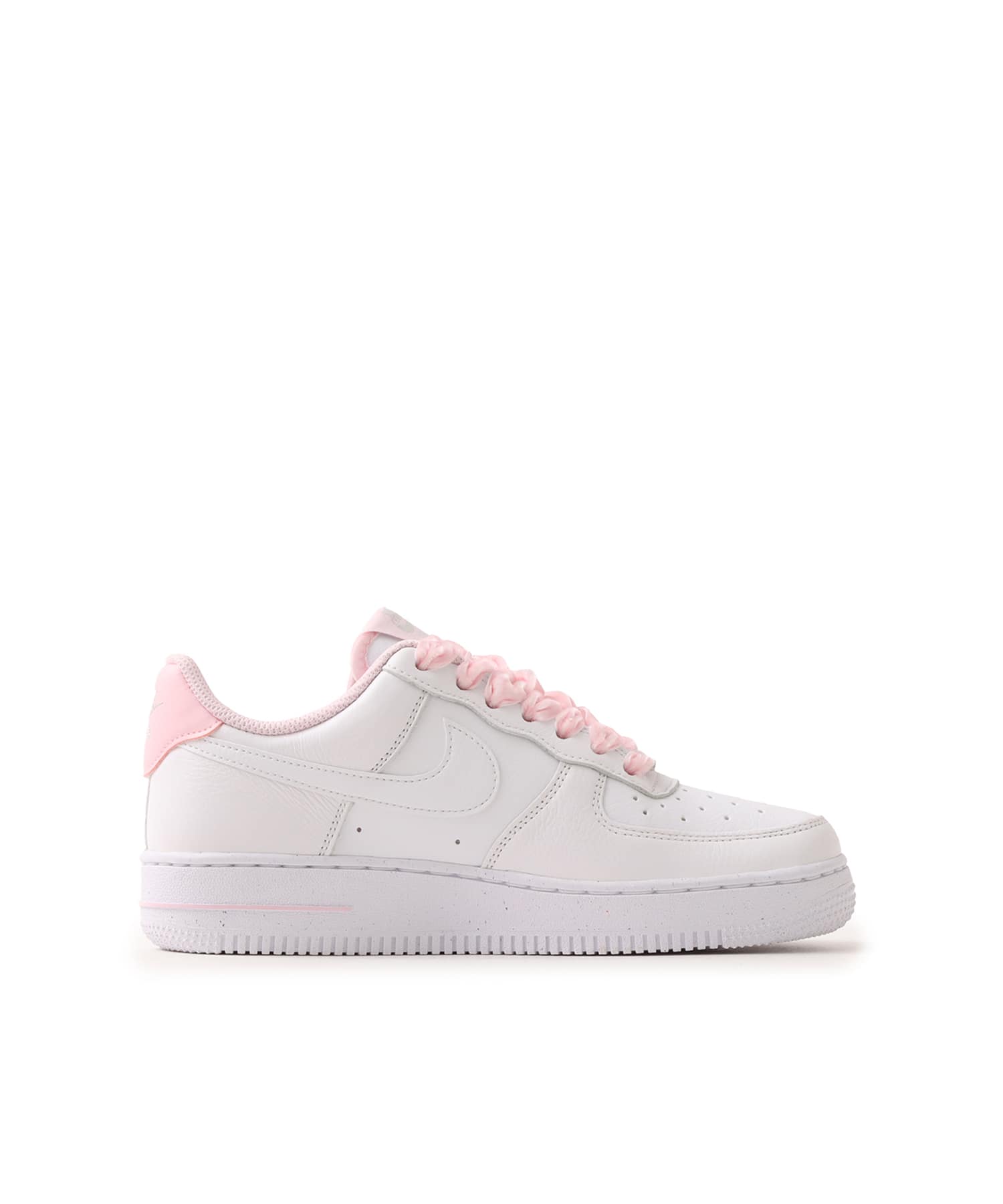 NIKE W AIR FORCE 1 '07 VINTAGE PINK FOAM/WHITE-GREY FOG-METALLIC