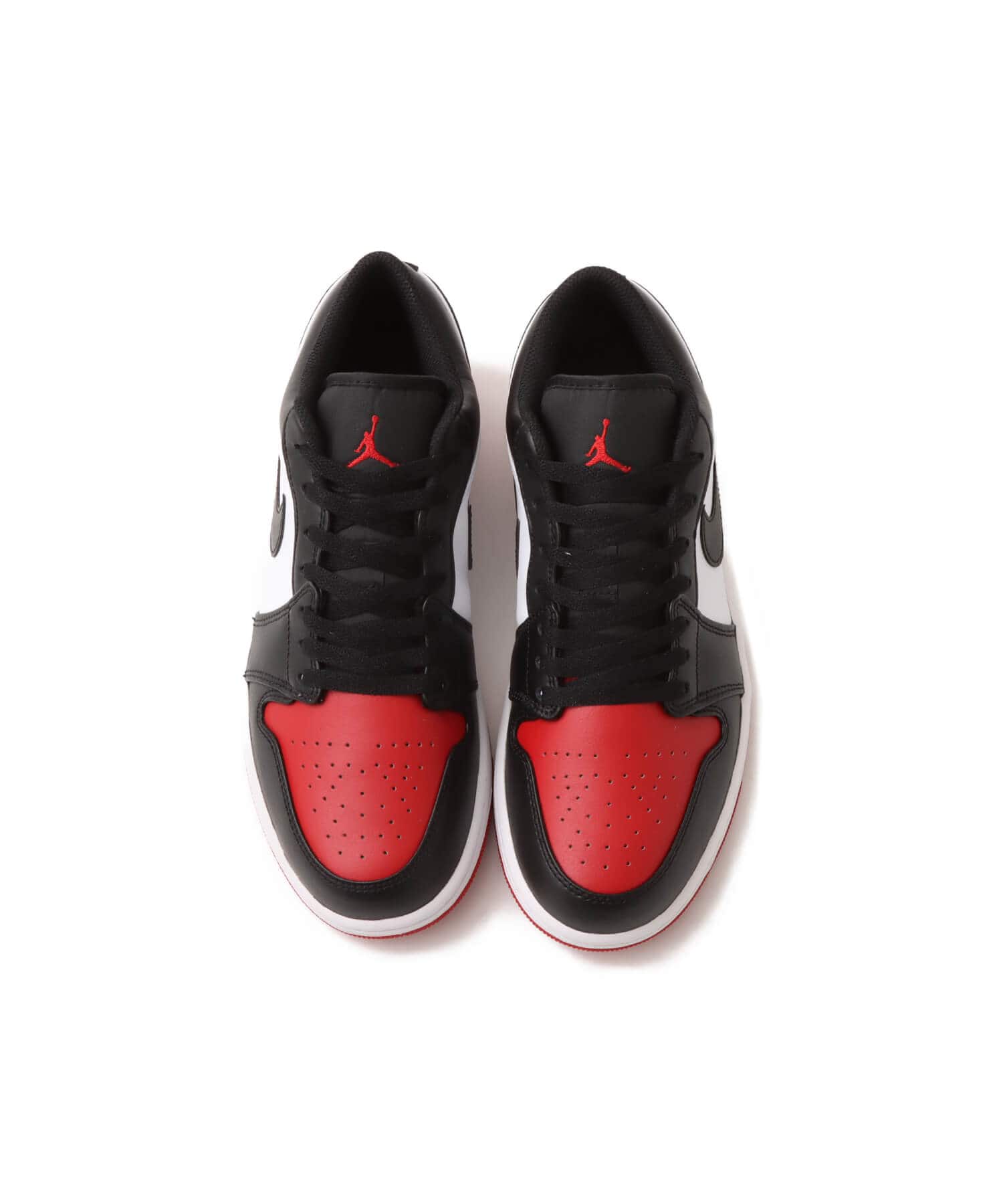 JORDAN BRAND AIR JORDAN 1 LOW WHITE/BLACK-VARSITY RED-WHITE