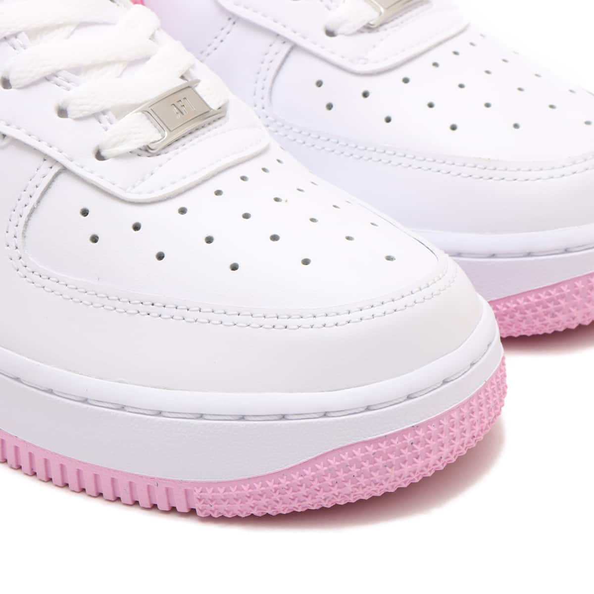 NIKE AIR FORCE 1 '07 WHITE/PINK RISE-WHITE（ナイキ エア フォース 1