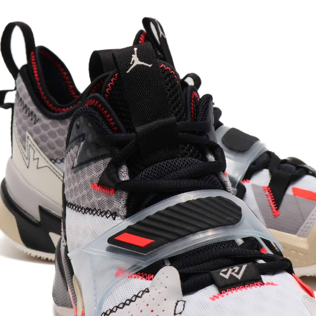 JORDAN BRAND JORDAN WHY NOT ZER0.3 PF WHITE/BRIGHT CRIMSON-BLACK