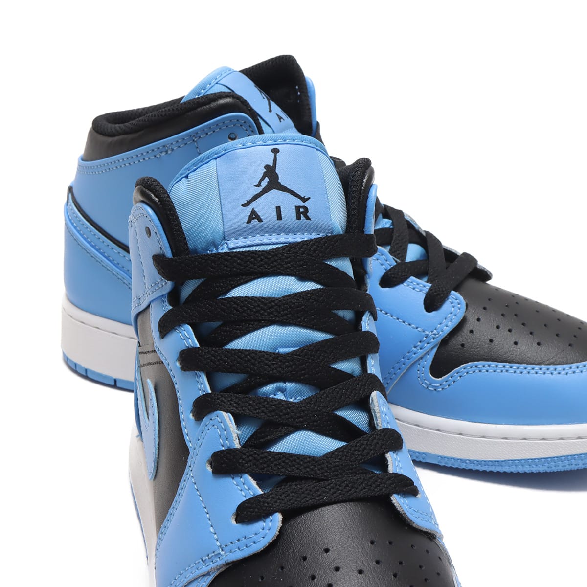 JORDAN BRAND AIR JORDAN 1 MID (GS) UNIVERSITY BLUE/BLACK-WHITE