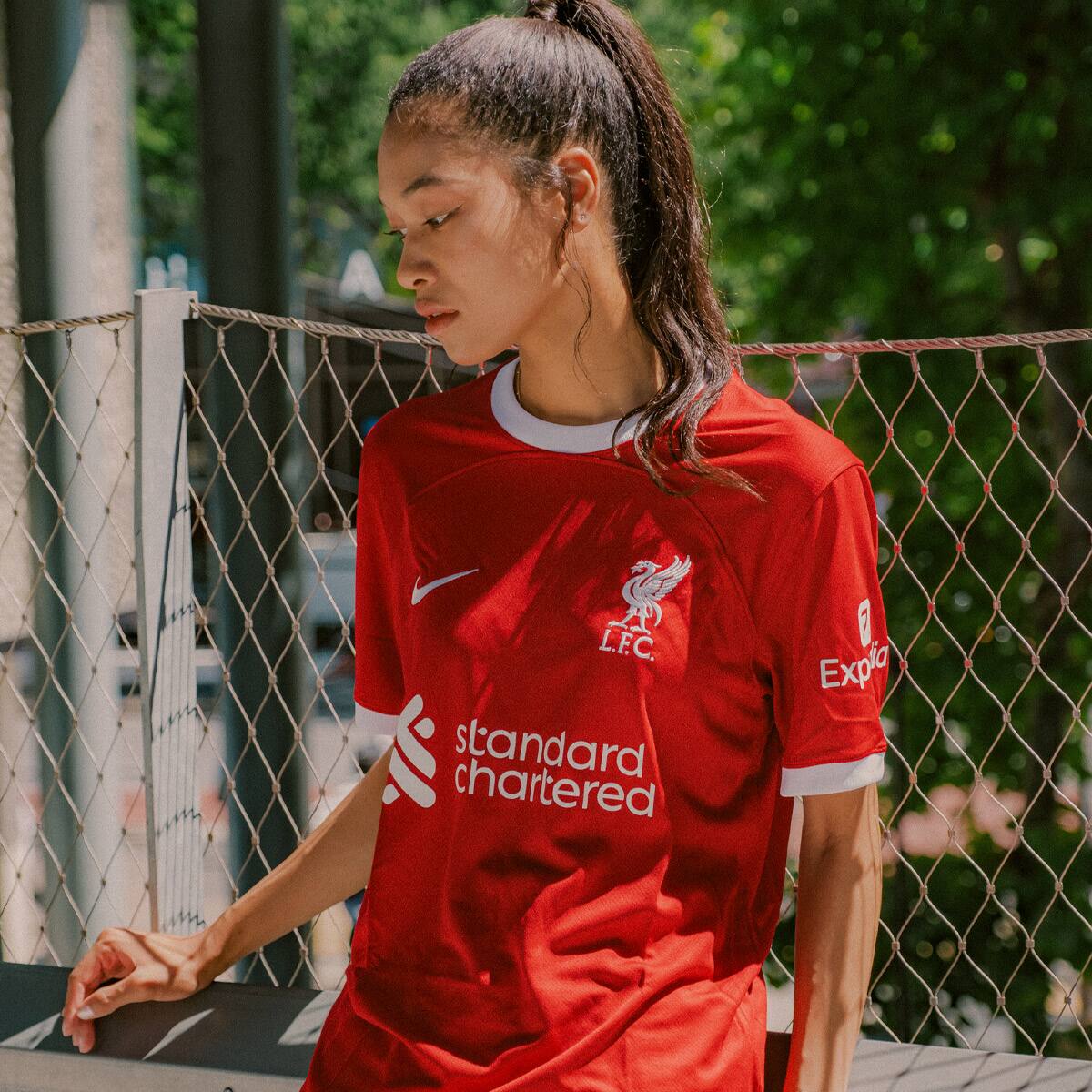 NIKE LFC M NK DF STAD JSY SS HM GYM RED/WHITE 23FA-S（ナイキ LFC