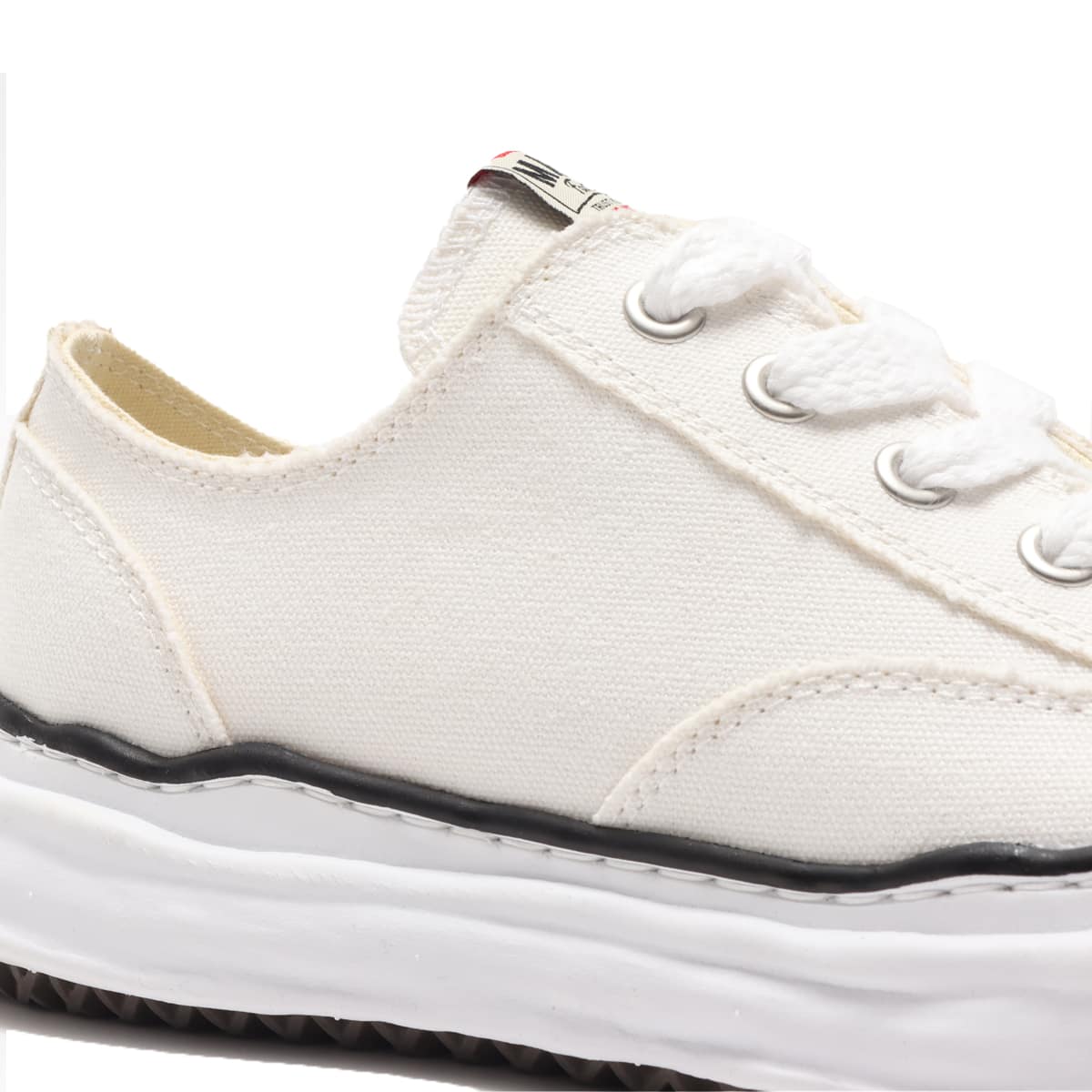 MAISON MIHARA YASUHIRO PETERSON LOW CANVAS ホワイト（メゾン ミハラ