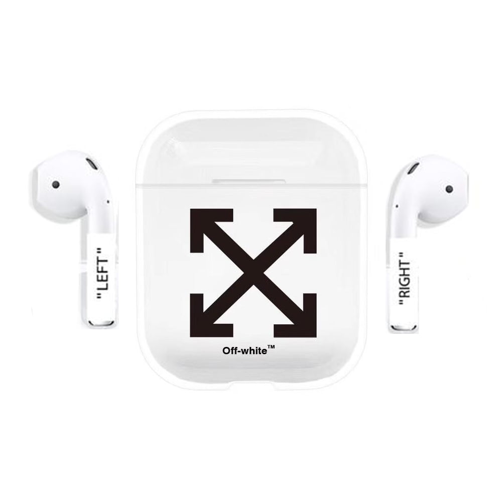 Off-White AirPods Clear Hard Case (Free Shipping!) | ascensionstore