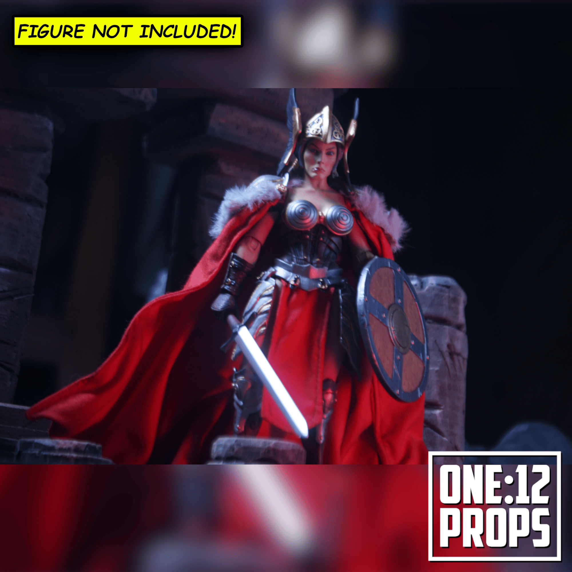 Custom Wired Cape and Wired Loincloth for Mythic Legions Freyja v1