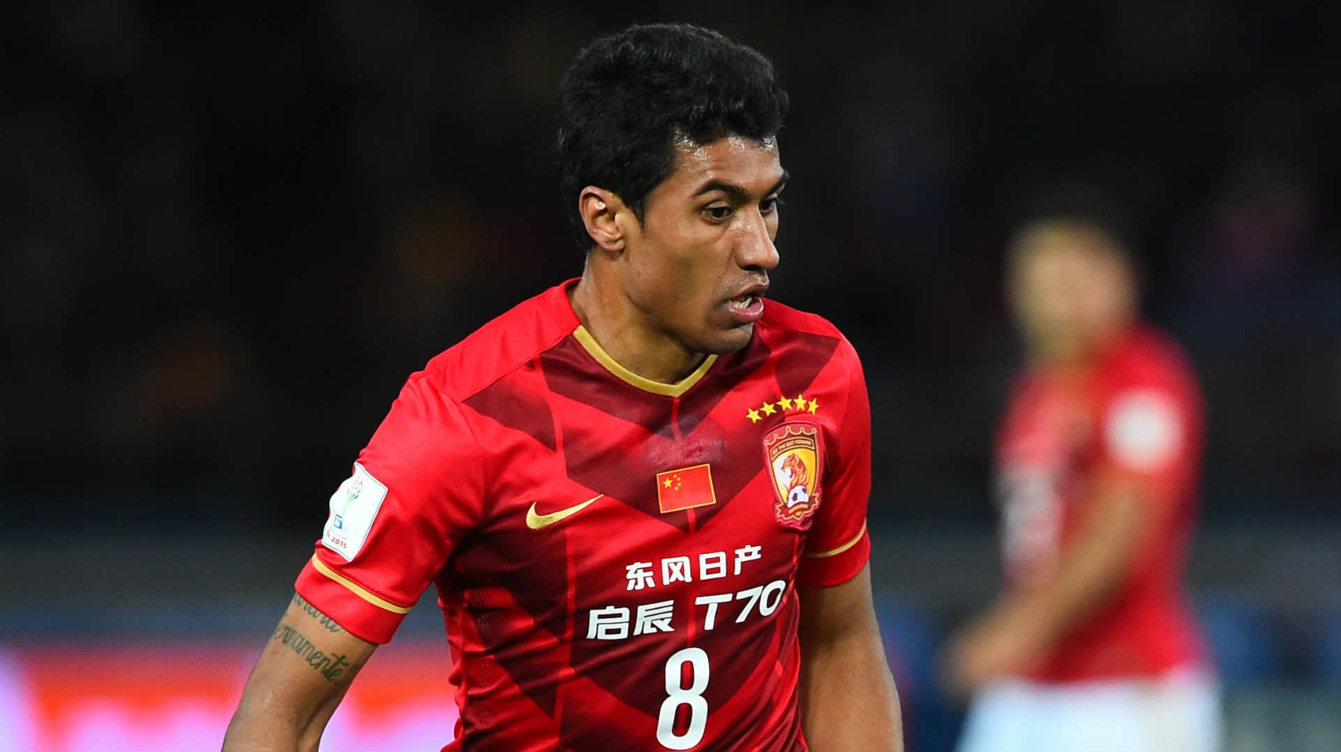 ☆マッチウォーン☆支給品】2020広州恒大ACLHome#8パウリーニョ選手