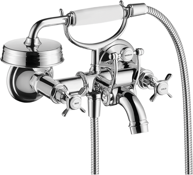 AXOR Montreux Bath tub faucets: 2 functions, Chrome, Art. no. 16561001