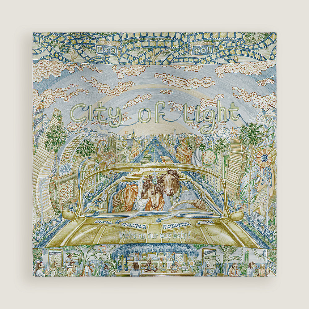 City of Light scarf 90 | Hermès Mainland China