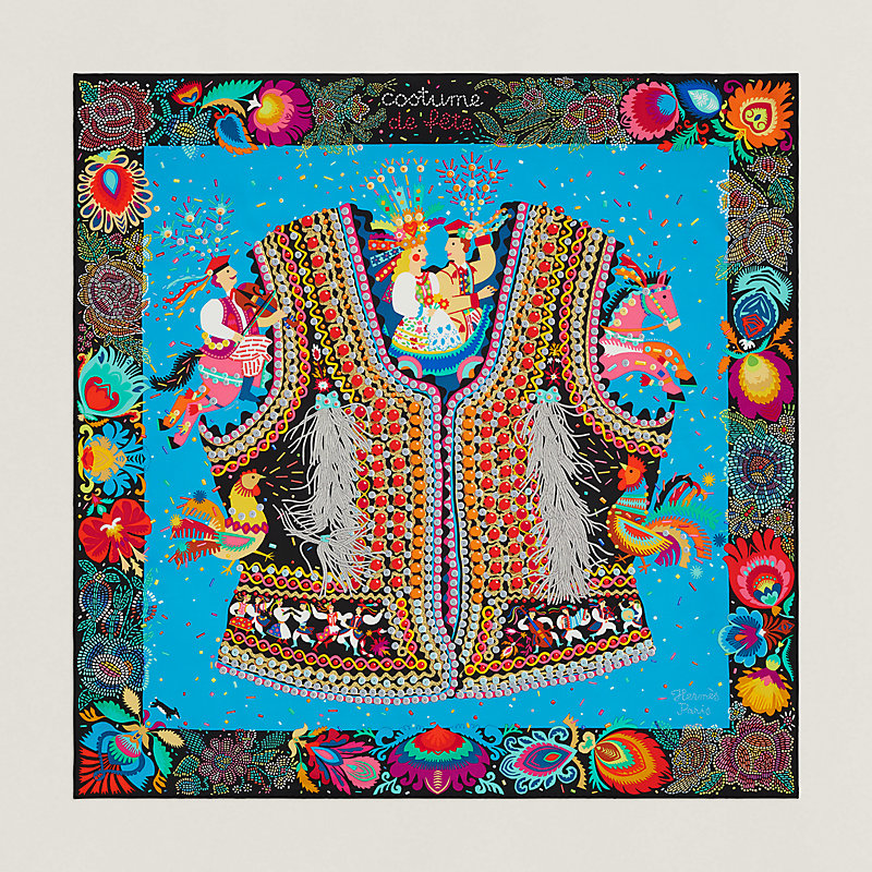 Costume de Fete scarf 90 | Hermès Singapore