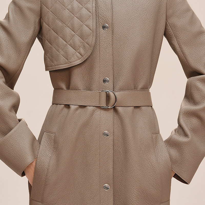 Trench coat - Grey | Hermès USA
