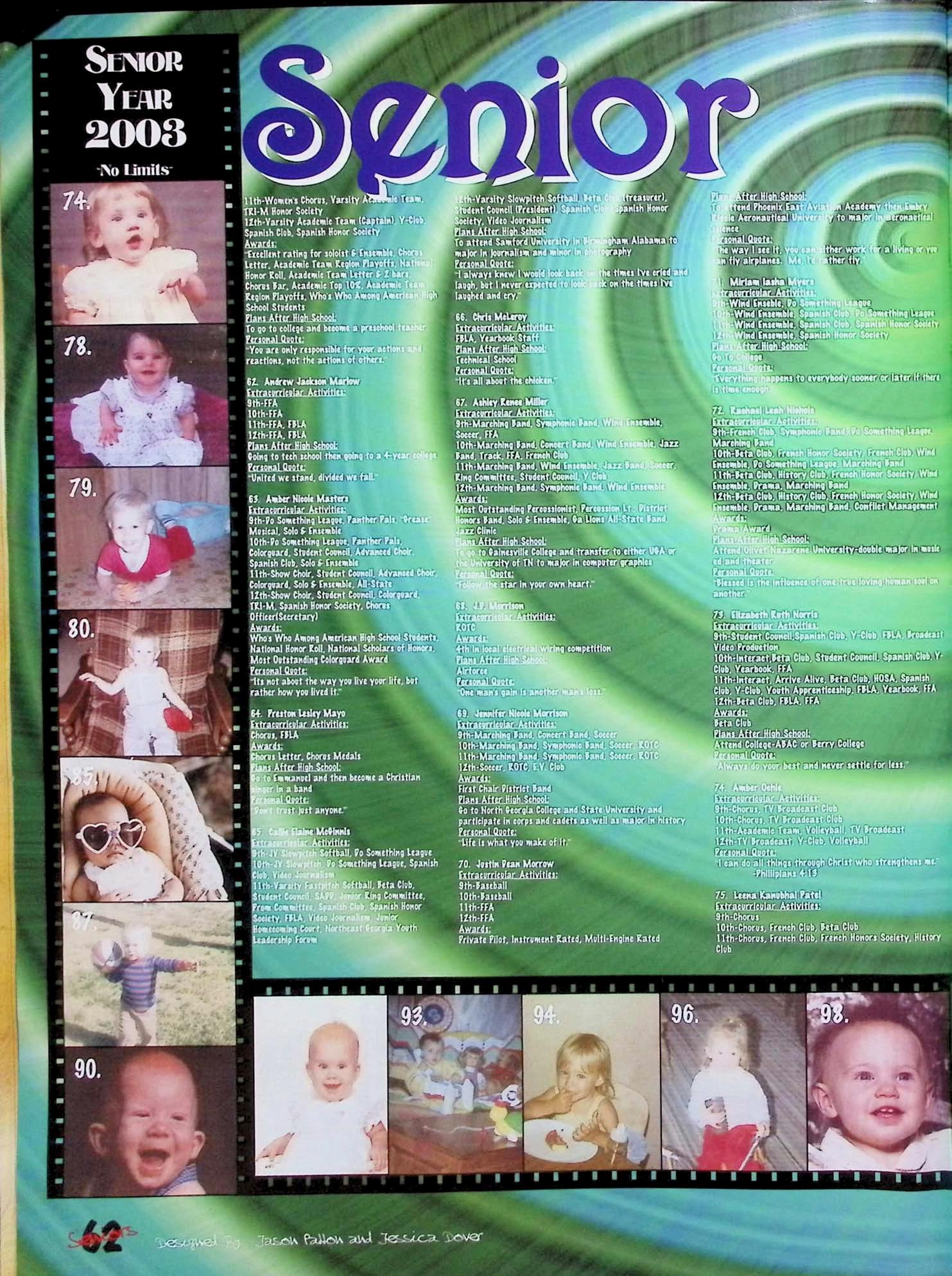 2003 Yearbook by Jackson County Digital Archive Collection - Issuu