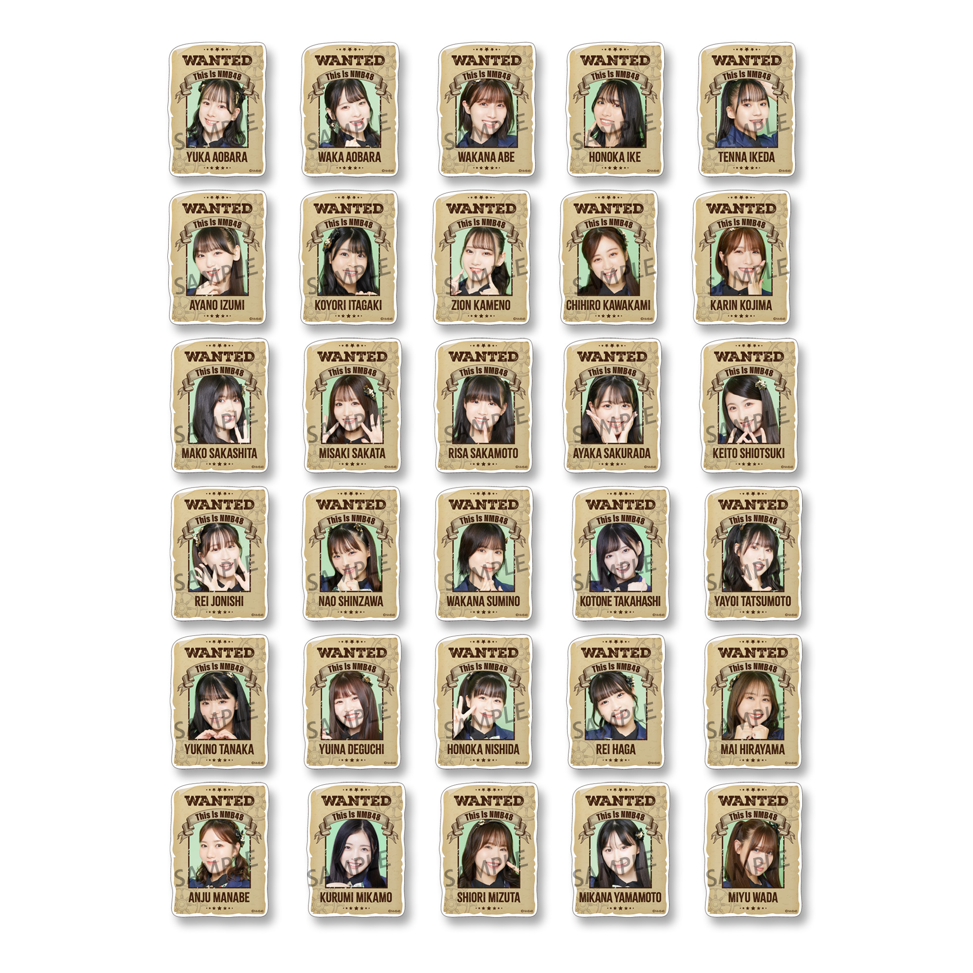 This Is NMB48 2024 個別ステッカーセット - NMB48 OFFICIAL GOODS STORE