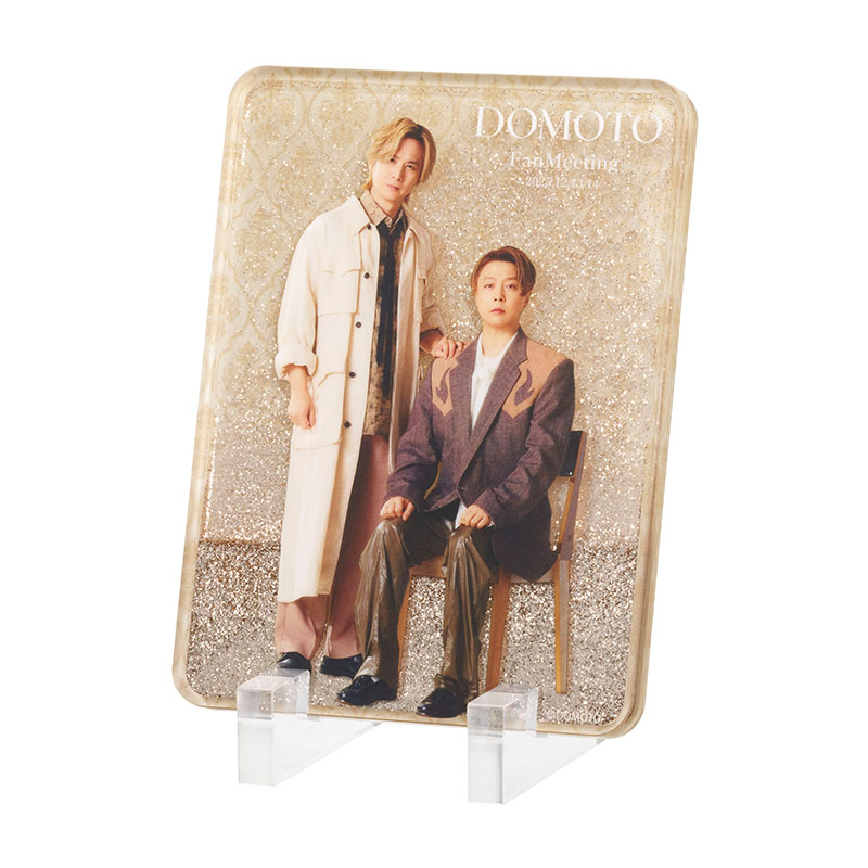 アクリルブロック（グリッター流砂入り） - 「DOMOTO Fan Meeting 2025