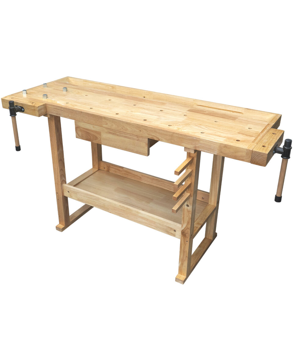Osborne Wood | Osborne Legacy Workbench with Double Vise Grips and…