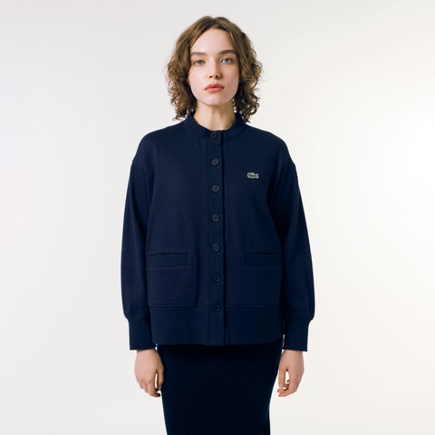 ドルマンスリーブクルーネックスウェットカーディガン SF003J