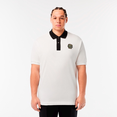 オーバルエンブレムコントラストカラーポロシャツ PH7369 - ラコステ