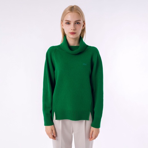 ミドルゲージタートルネックニットセーター AF852EL - ラコステ